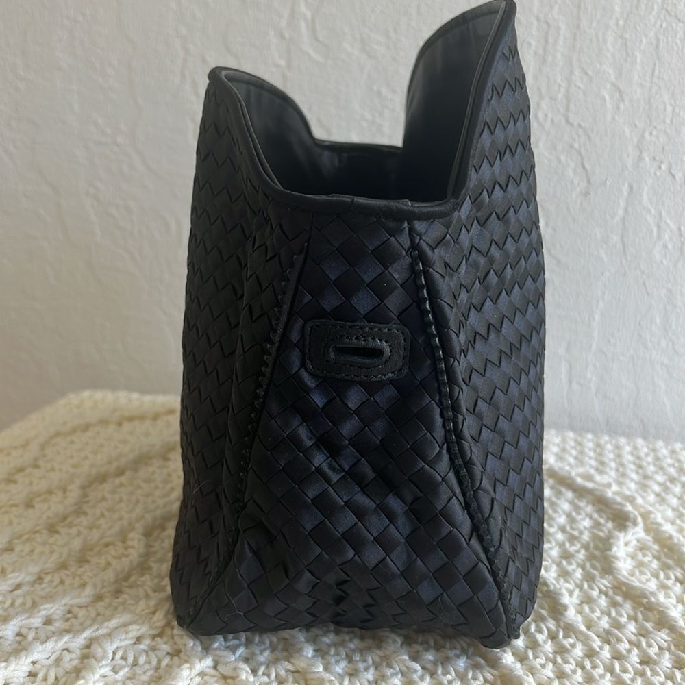 Bottega Veneta Limited Edition Black Woven Clutch Bag Crossbody Bag. - Picture 4 of 10